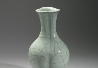 图片[2]-Melon-shaped vase with pale green glaze, Qing dynasty, Qianlong reign (1736-1795)-China Archive